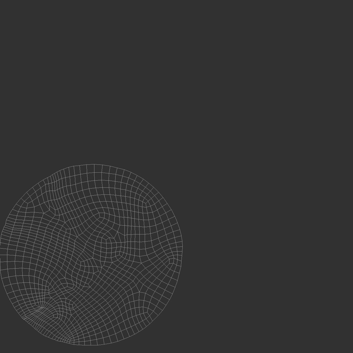 Adhesive Sticker Tape Set - round scotch piece Low-poly 3D model_5