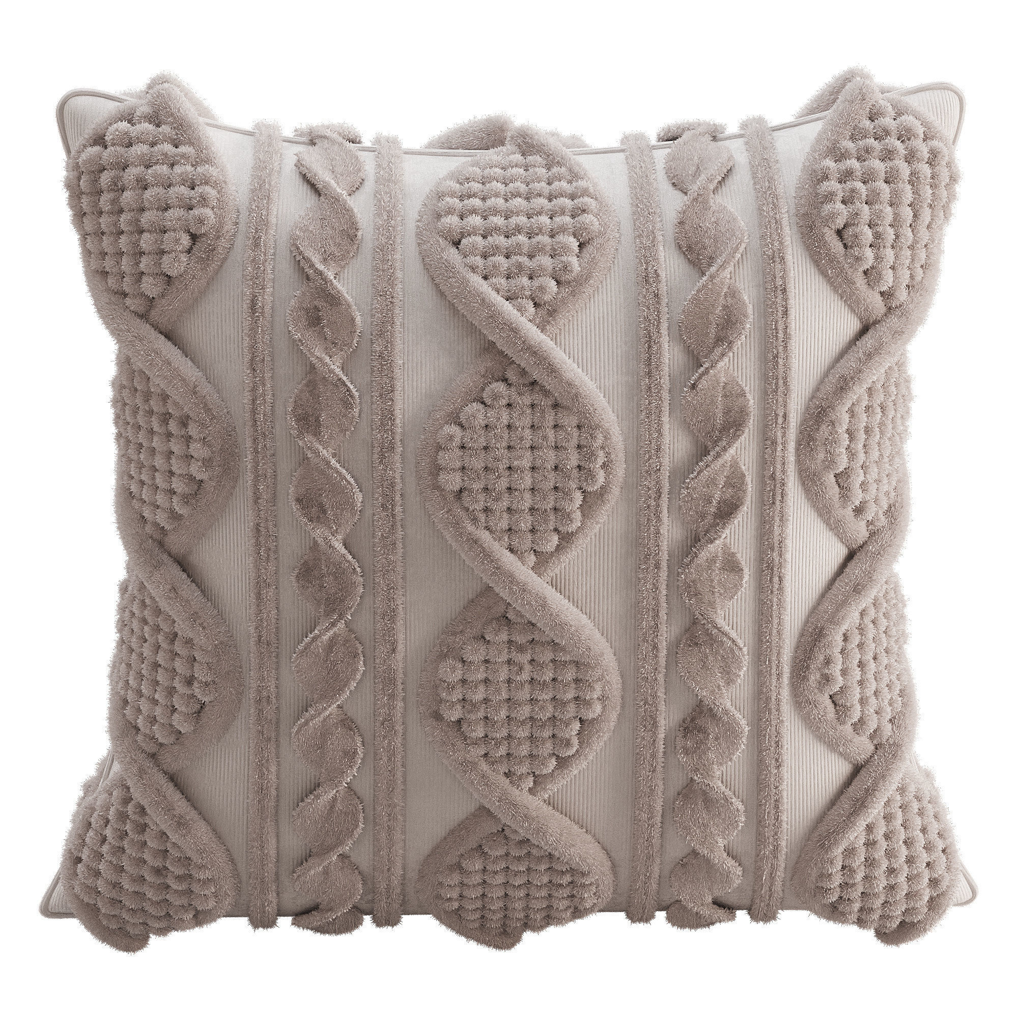 Decorative Pillow Low-poly 3D model_2