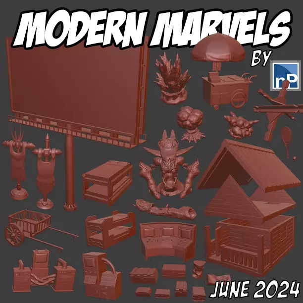 MODERN MARVELS - JUNE 2024 FULL RELEASE 3D print model_0
