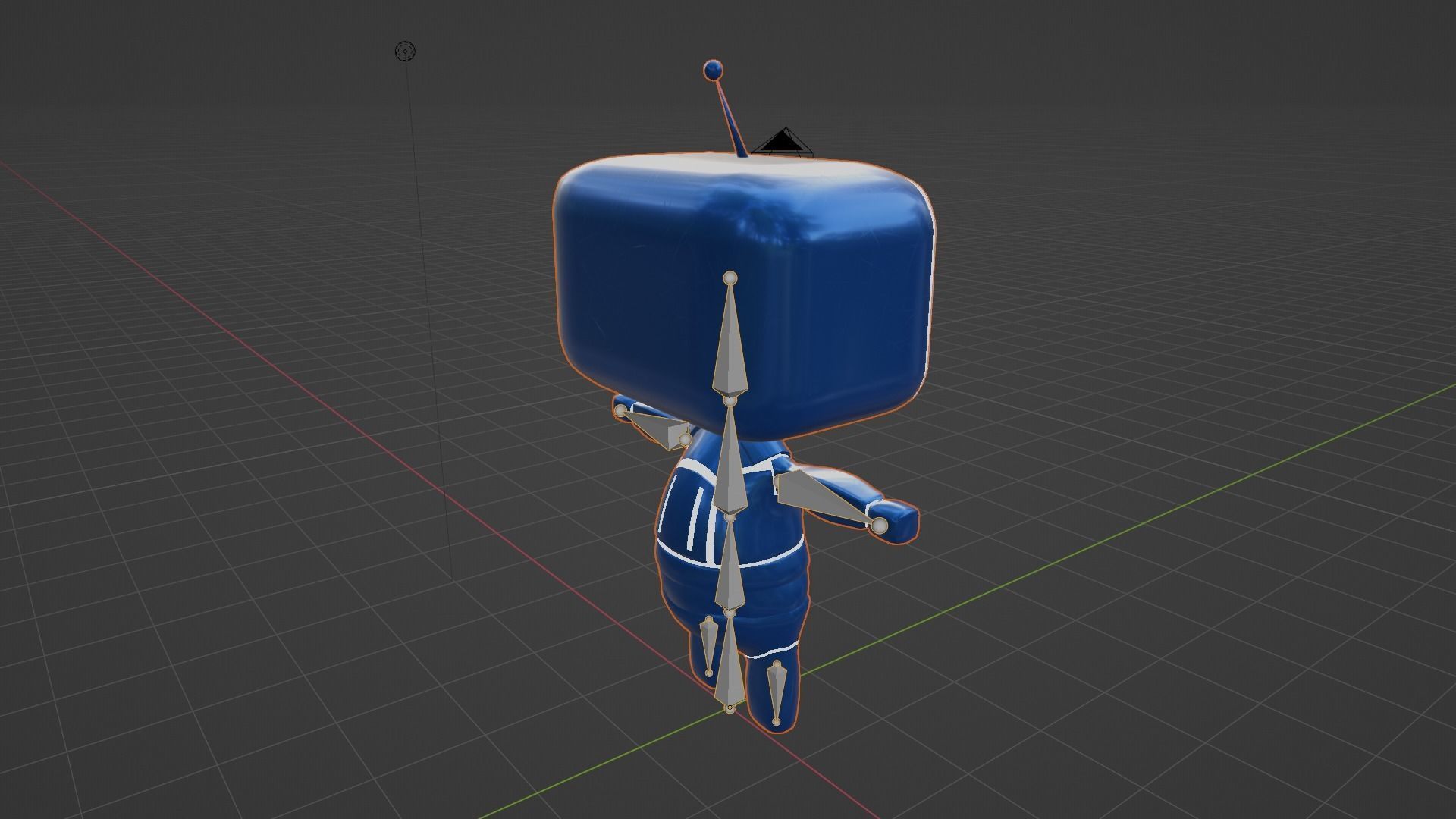 Cuty Bot Low-poly 3D model_6