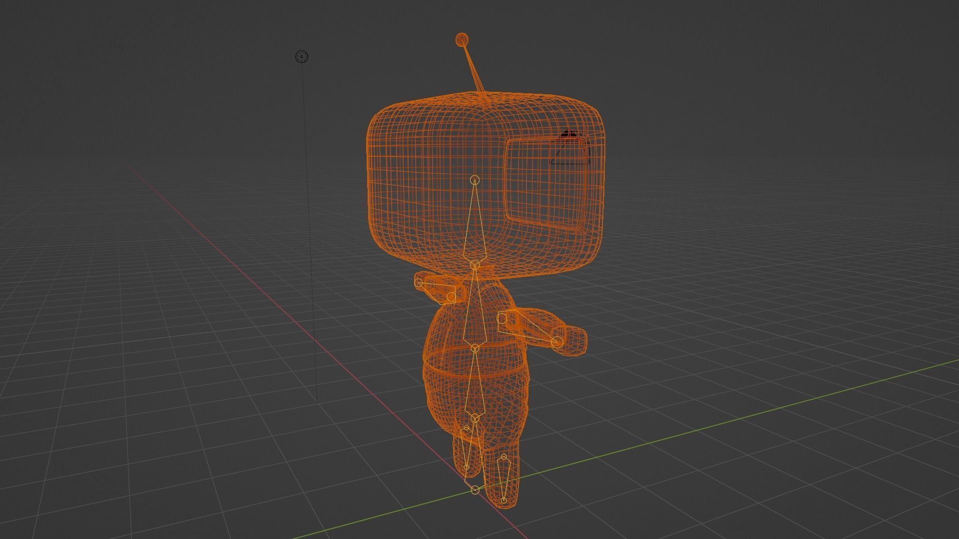 Cuty Bot Low-poly 3D model_11