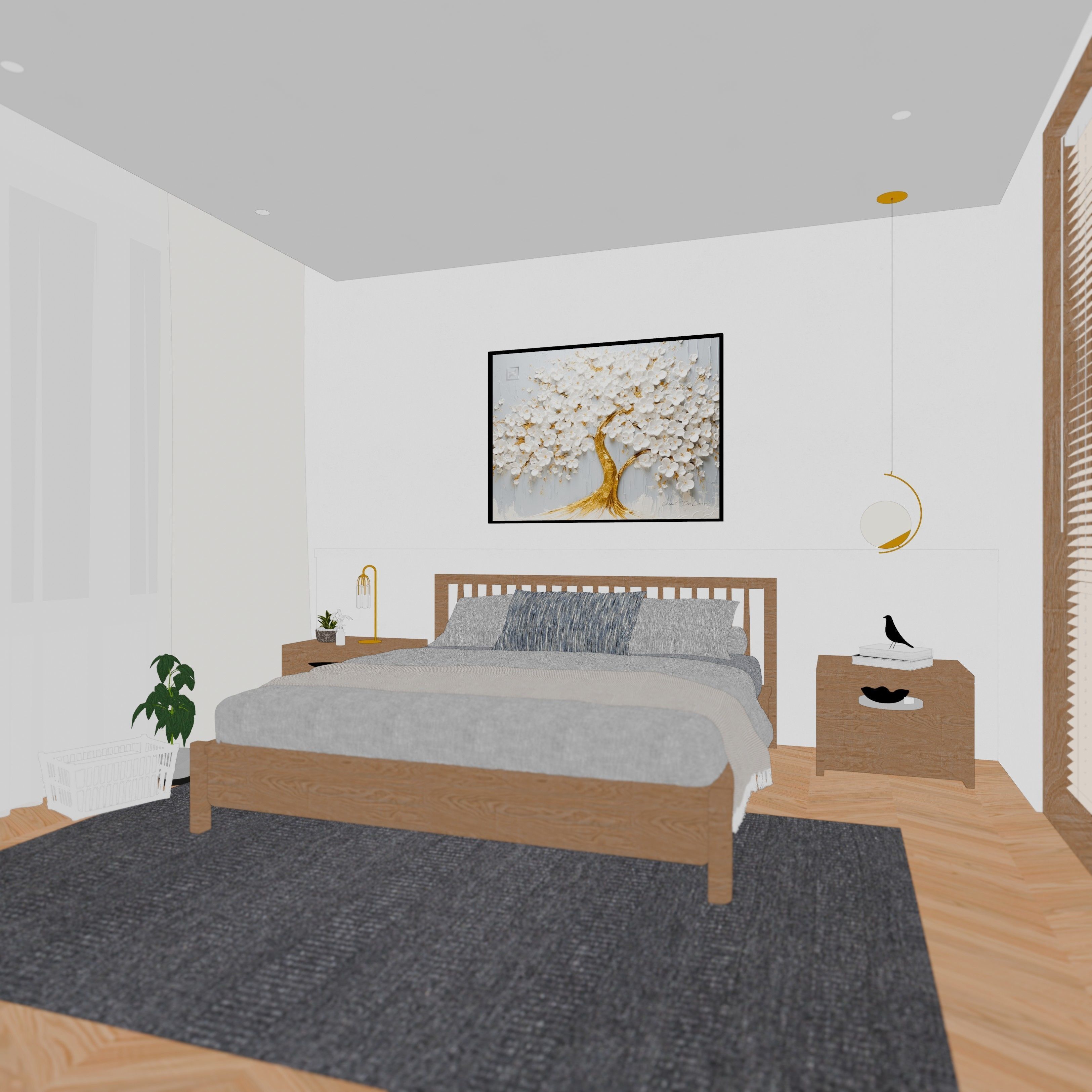 Modern Room 3D model_1