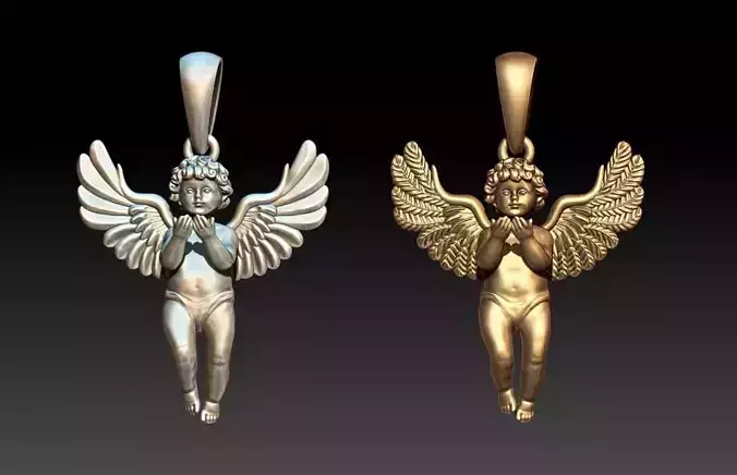 Praying baby angel M13