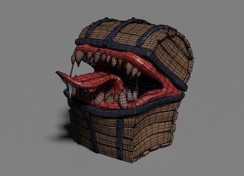 Dungeon assets 3D model_10
