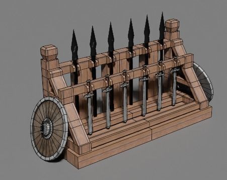 Dungeon assets 3D model_30