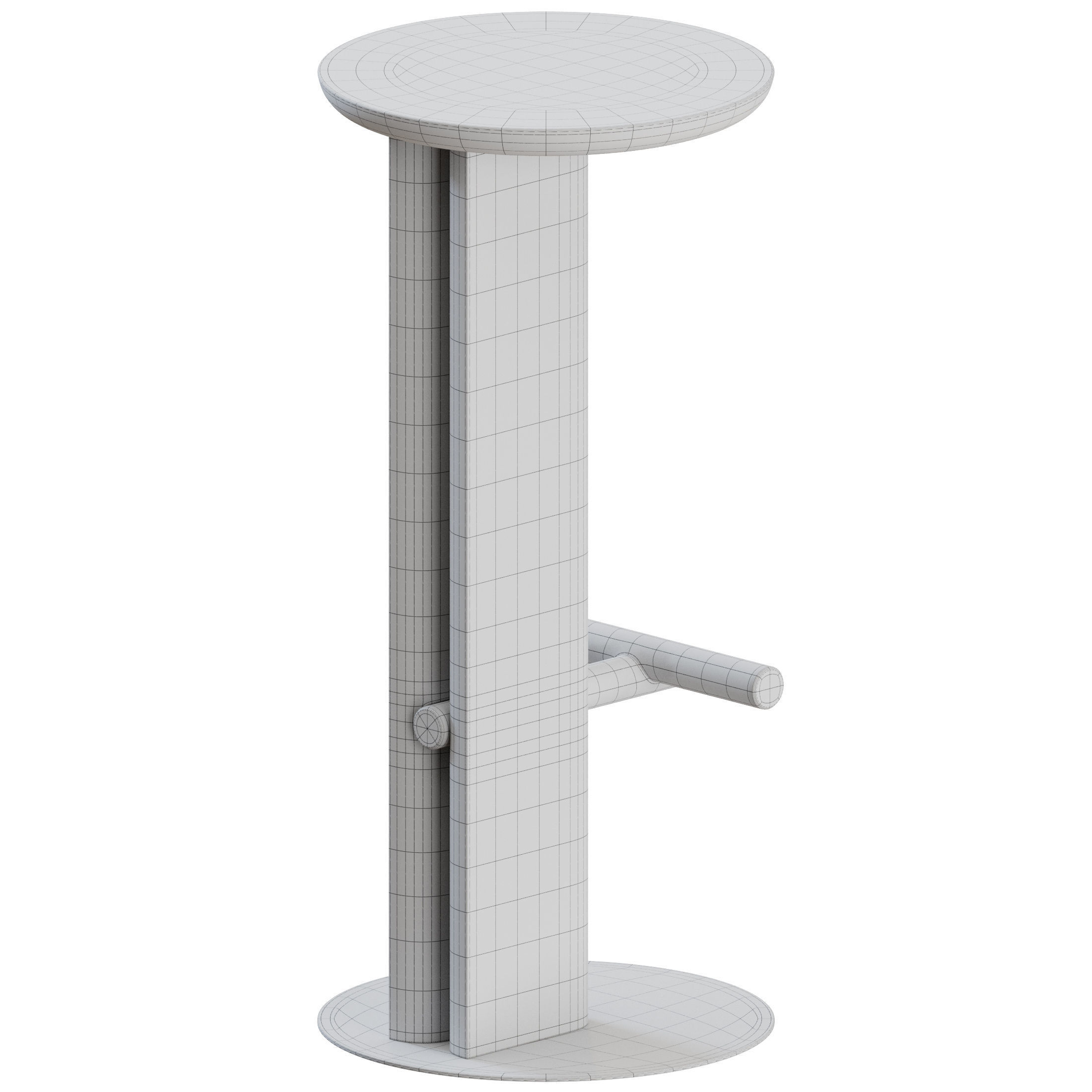 Rook Stool by Ross Gardam 3D model_7