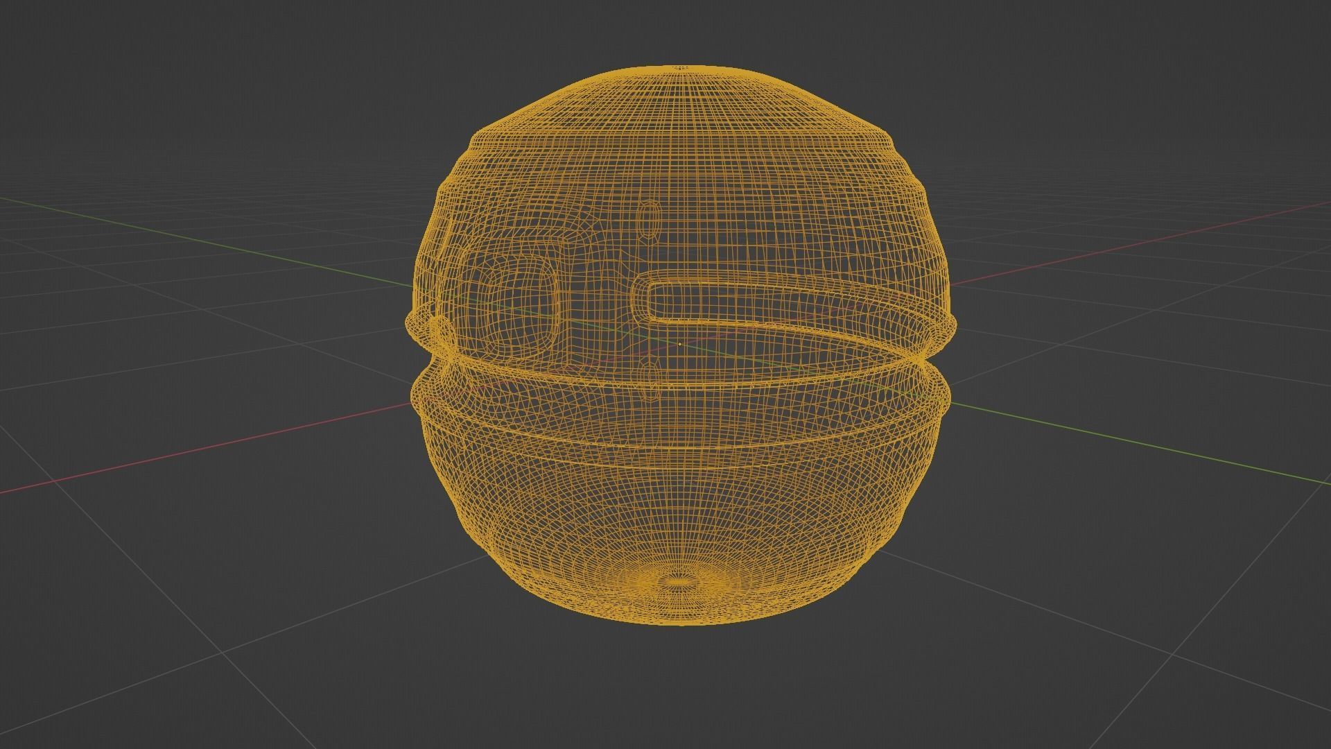 Rusty Robo Orb Low-poly 3D model_10