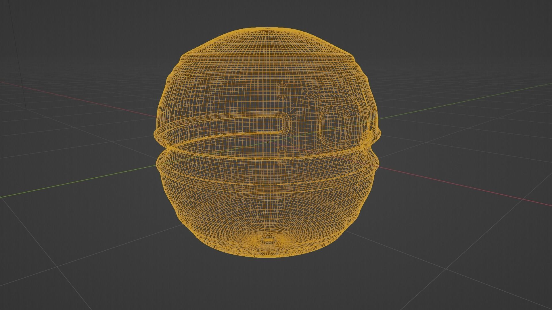 Rusty Robo Orb Low-poly 3D model_11
