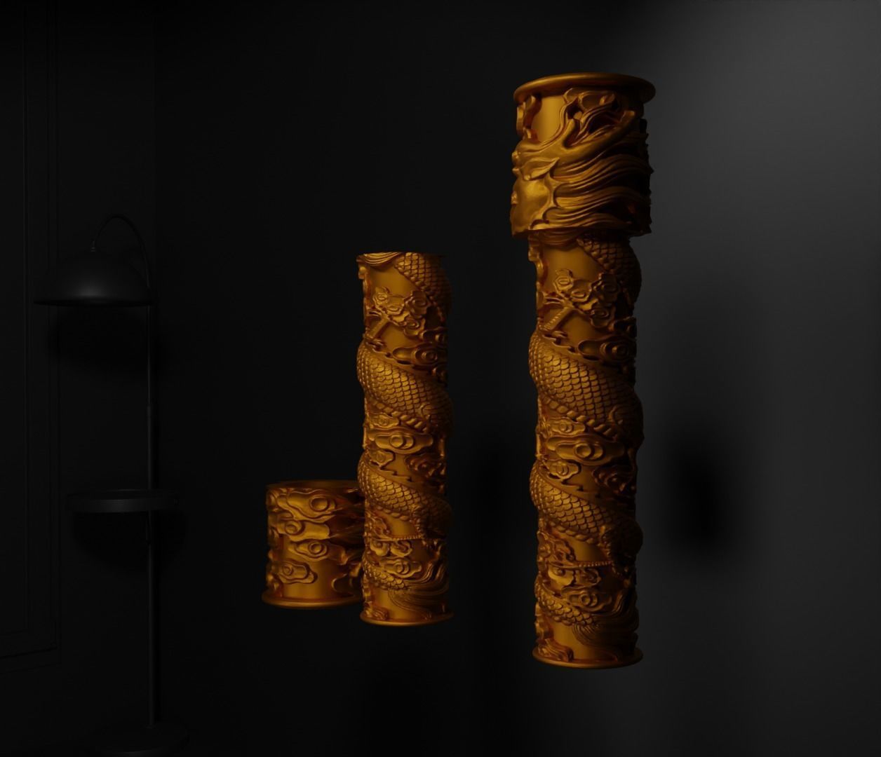 Dragon DND Dice Box - Epic Dice Box  3D print model_3