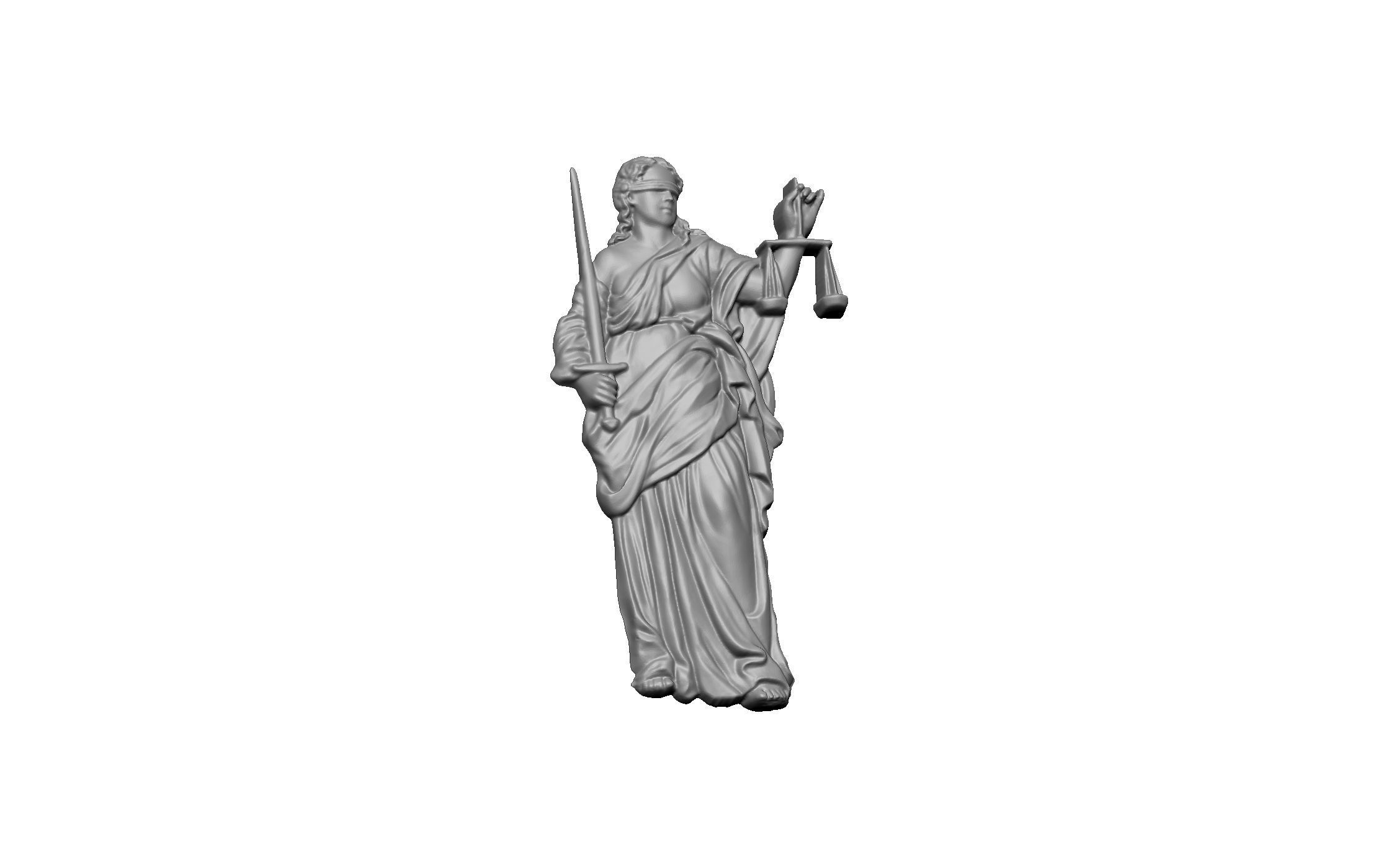 Themis goddess justice 3D print model_2
