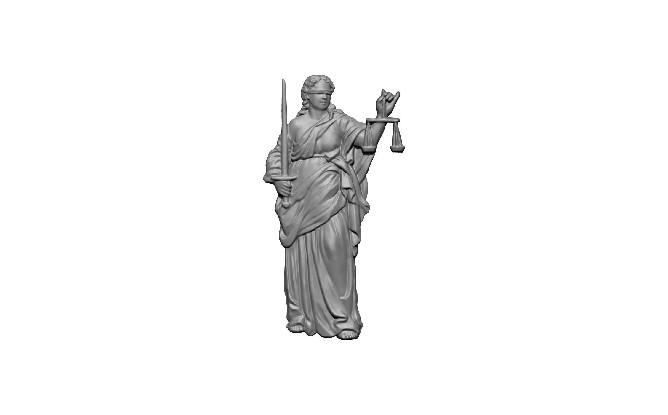 Themis goddess justice 3D print model_0