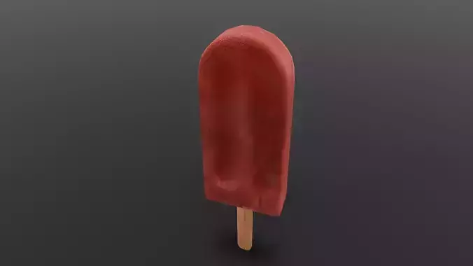 Pop Ice 3D Model Low-poly 3D model