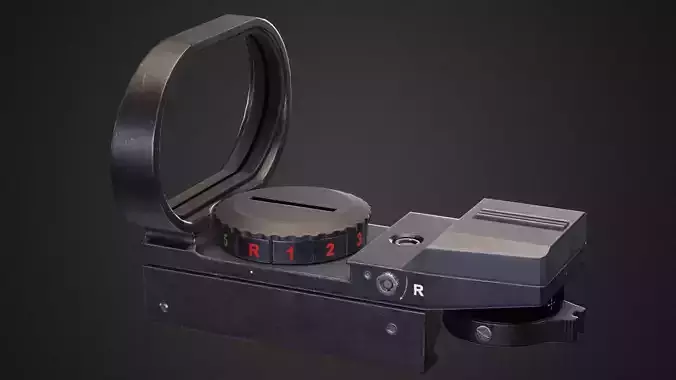 Reflex sight dot feyachi Low-poly 3D model