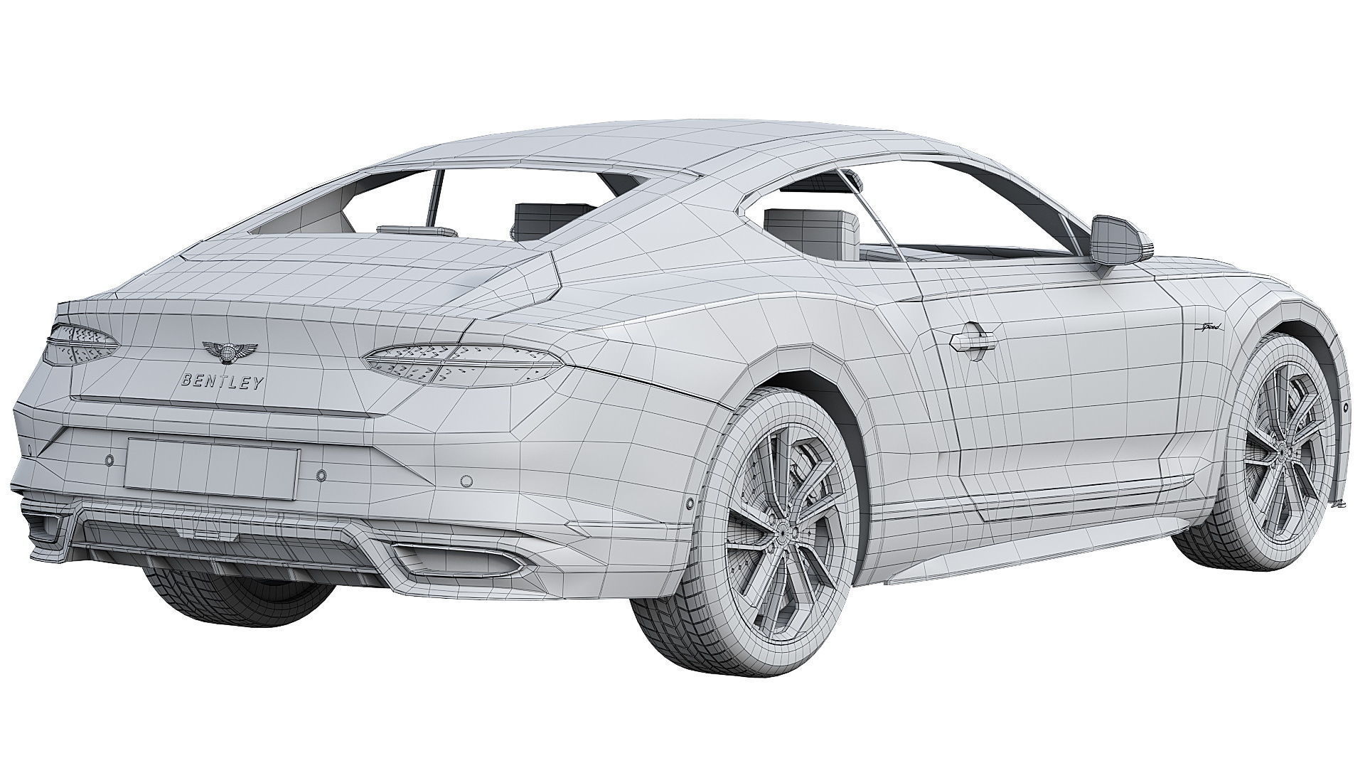 Bentley Continental GT Speed 2025  3D model_8