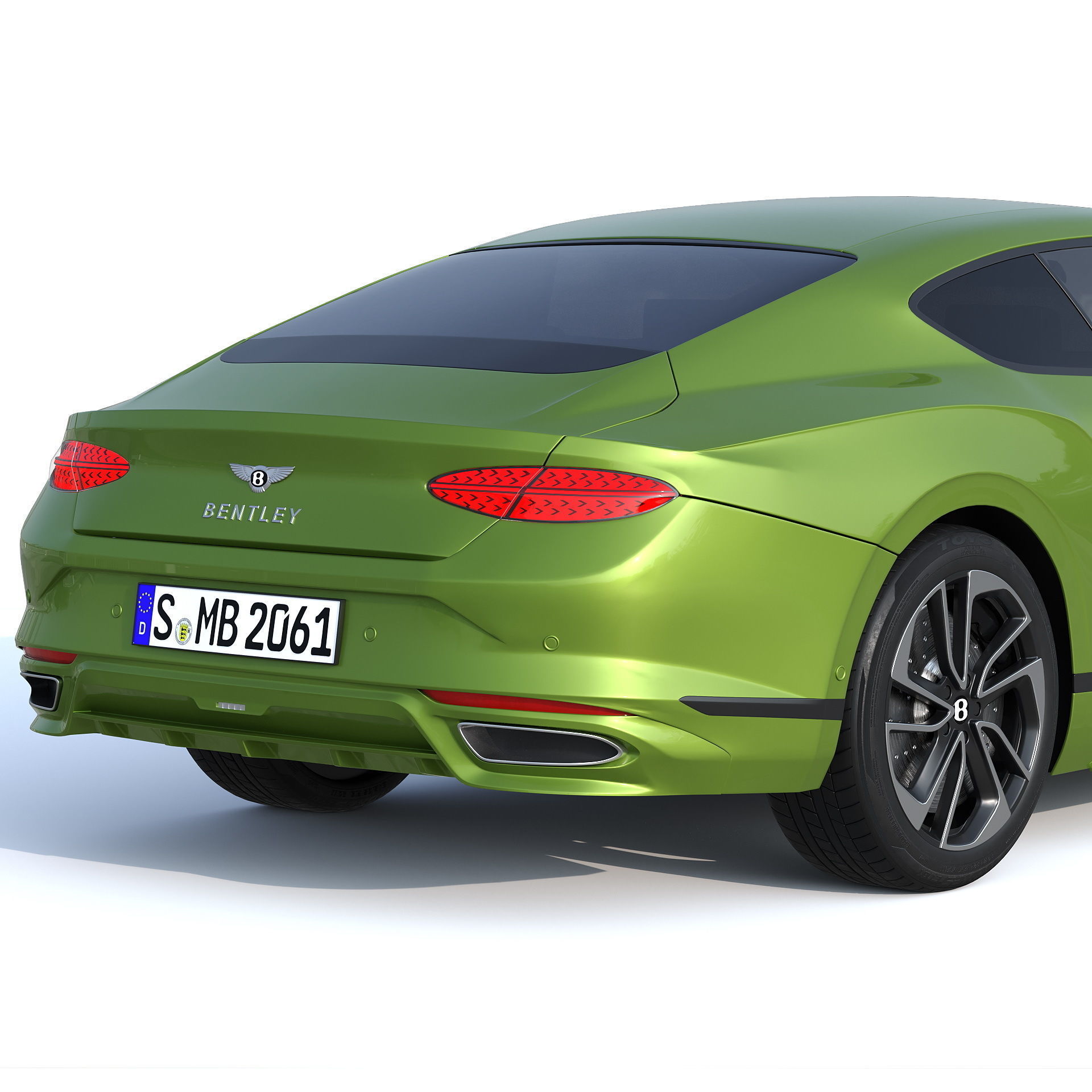 Bentley Continental GT Speed 2025  3D model_6