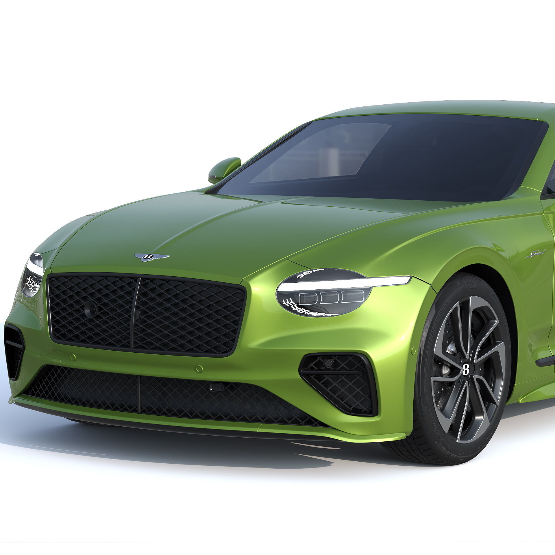 Bentley Continental GT Speed 2025  3D model_5