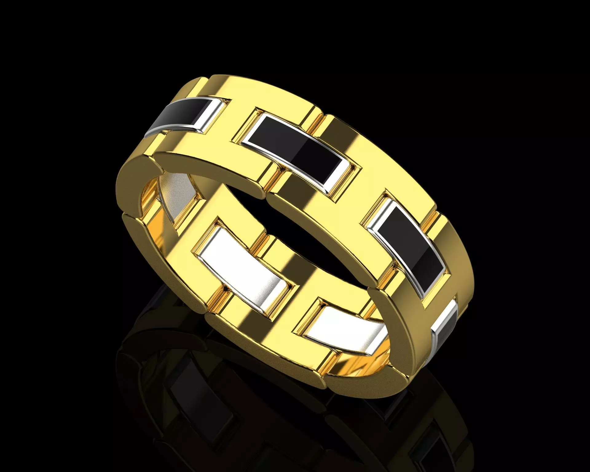 Ring chain 0173 3D print model_0