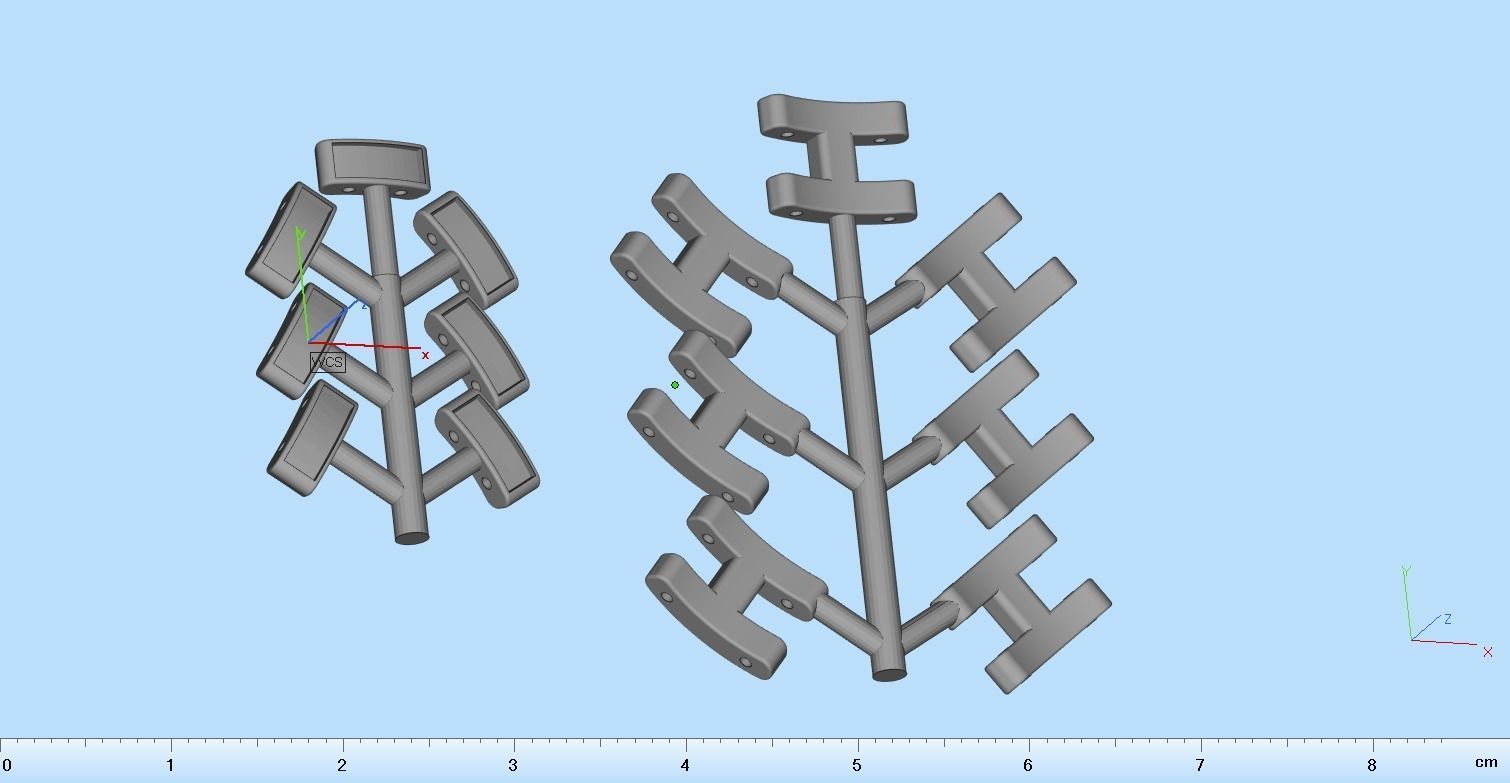 Ring chain 0173 3D print model_7