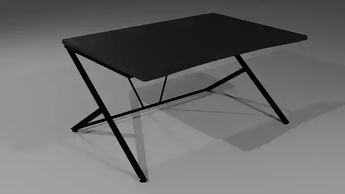 Low Poly Gaming Desk