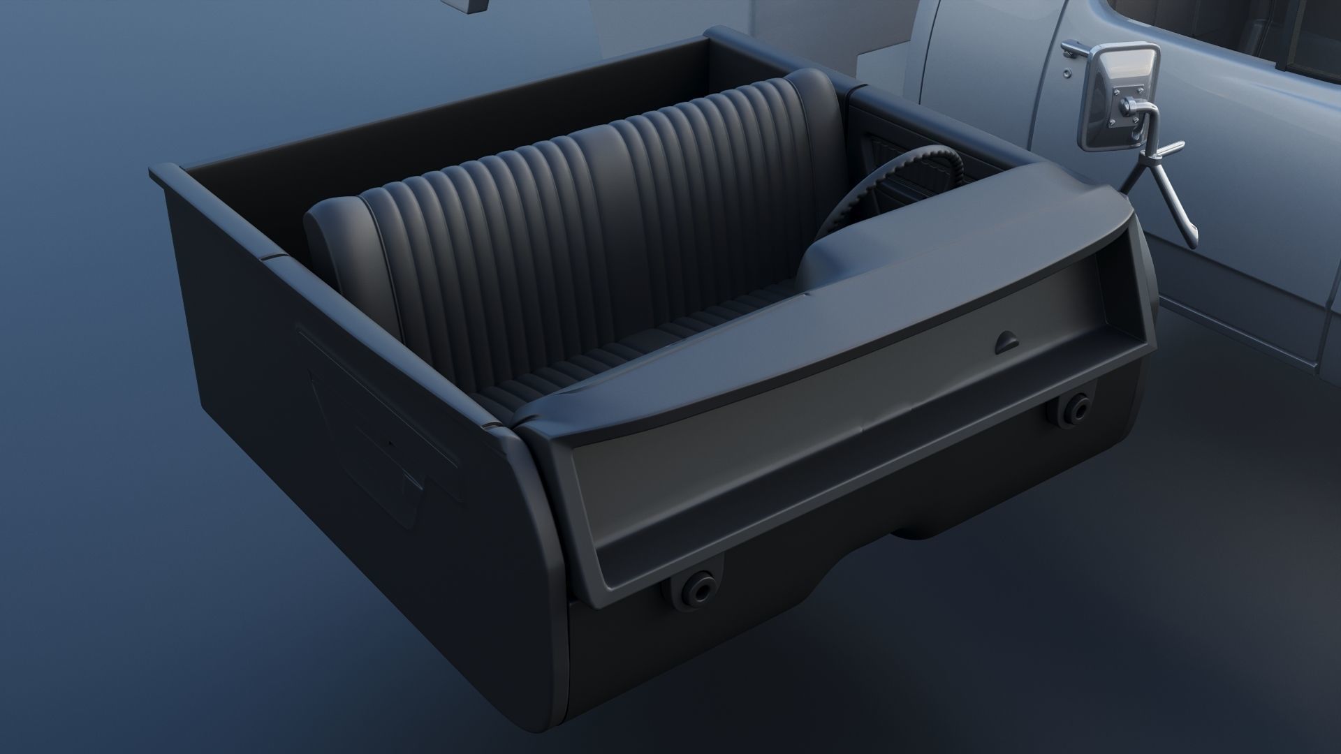 Dodge D300 Wrecker 1977 3D print model_20