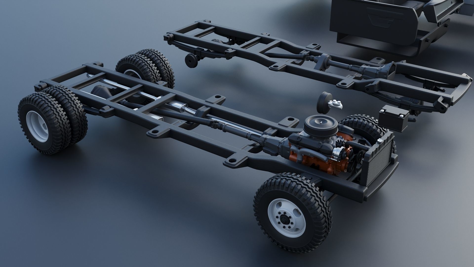 Dodge D300 Wrecker 1977 3D print model_24