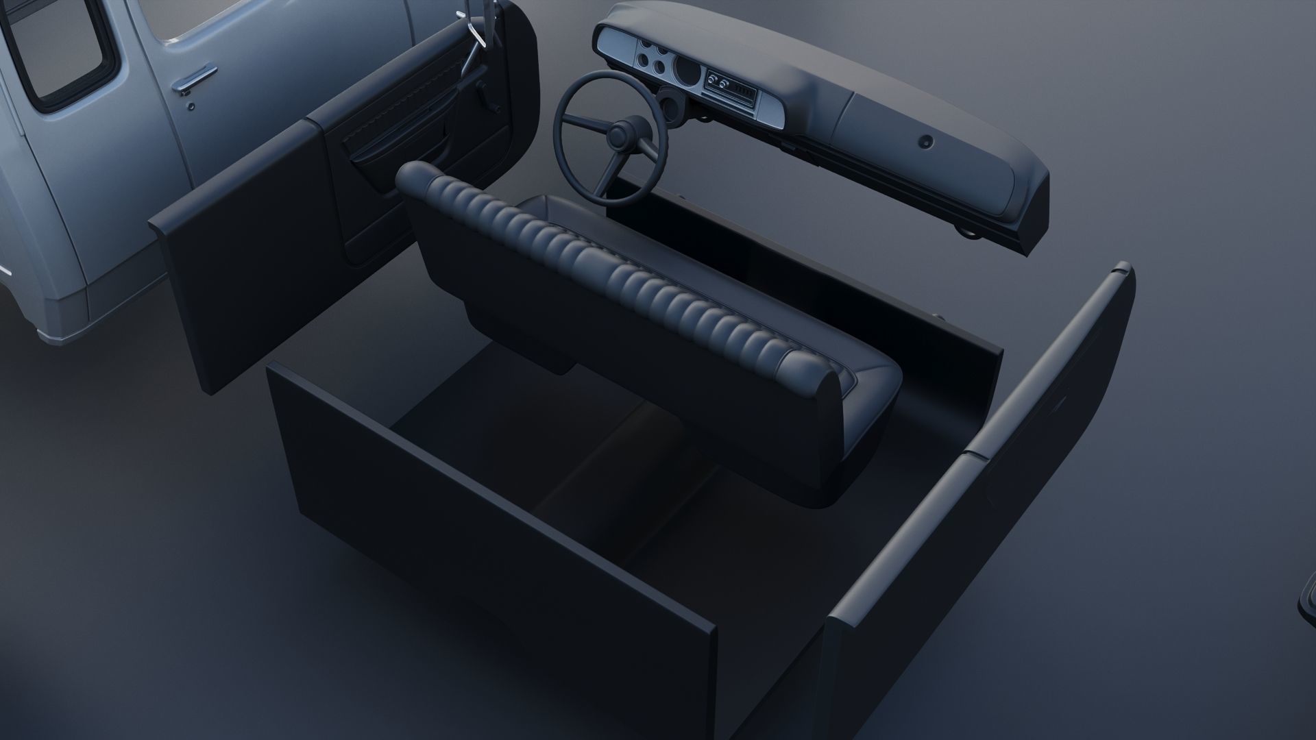 Dodge D300 Wrecker 1977 3D print model_22