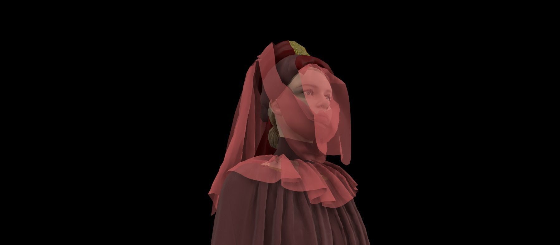 Dune inspired garment 3D model_15