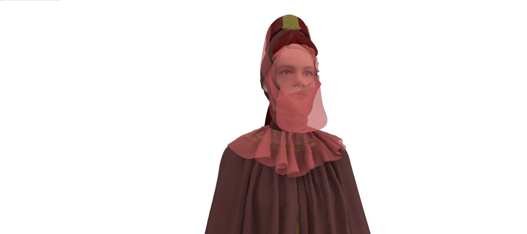 Dune inspired garment 3D model_21
