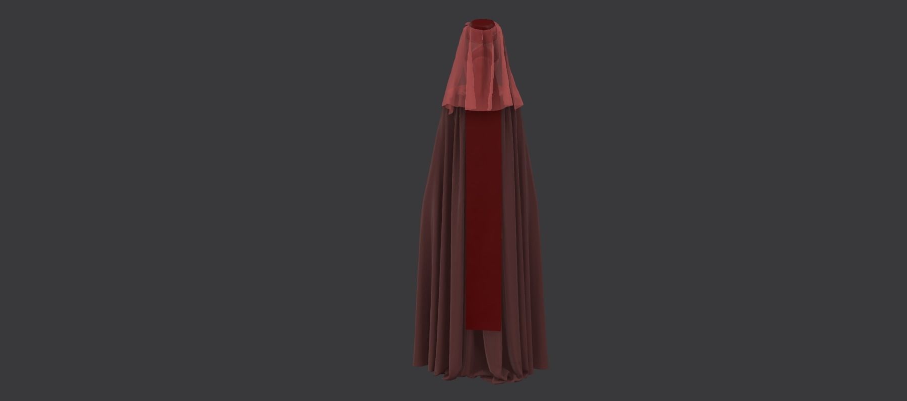 Dune inspired garment 3D model_9