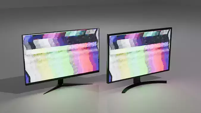 Computer Monitor Lowpoly Pack