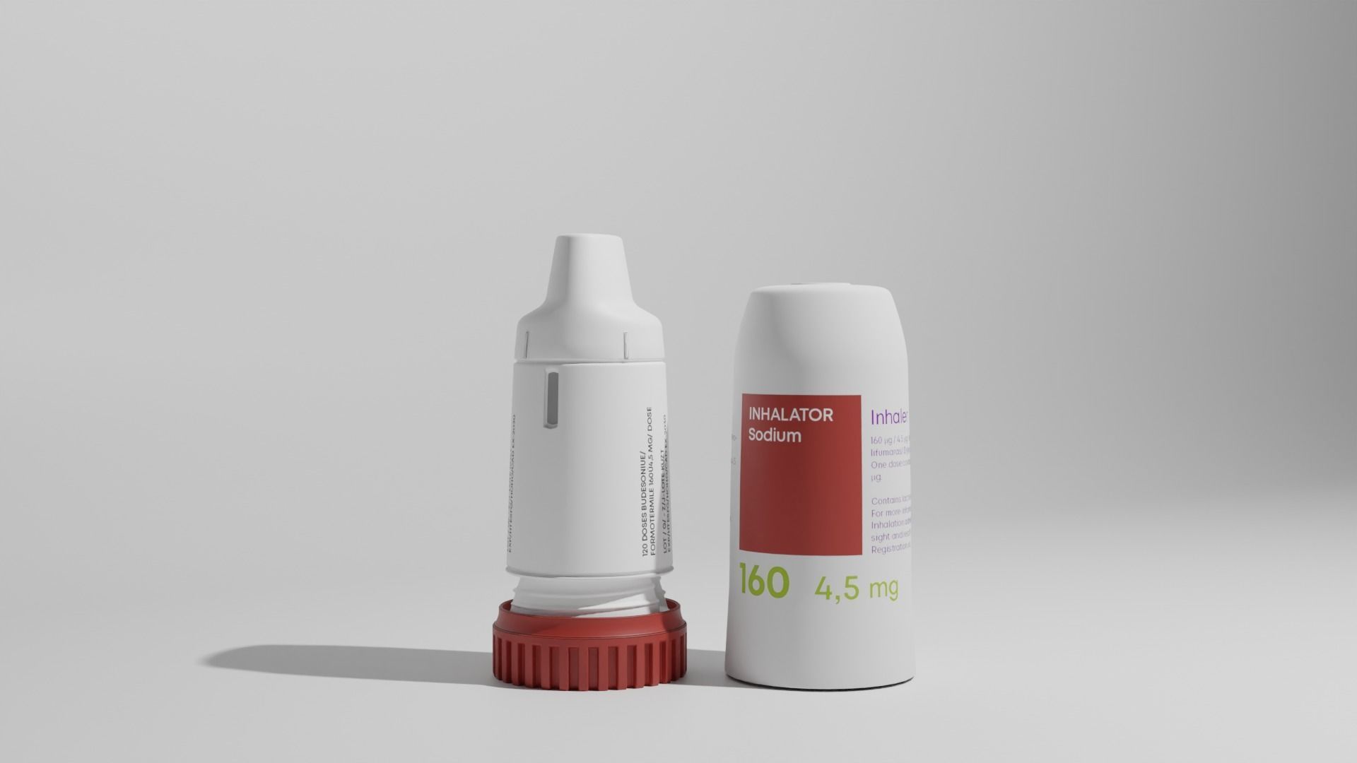 Asthma Inhaler  3D model_5