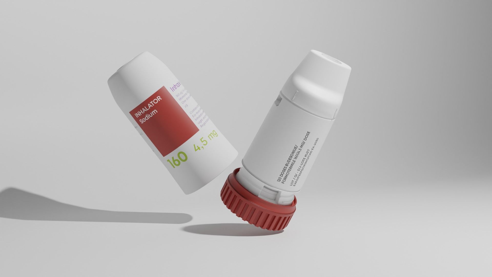 Asthma Inhaler  3D model_1