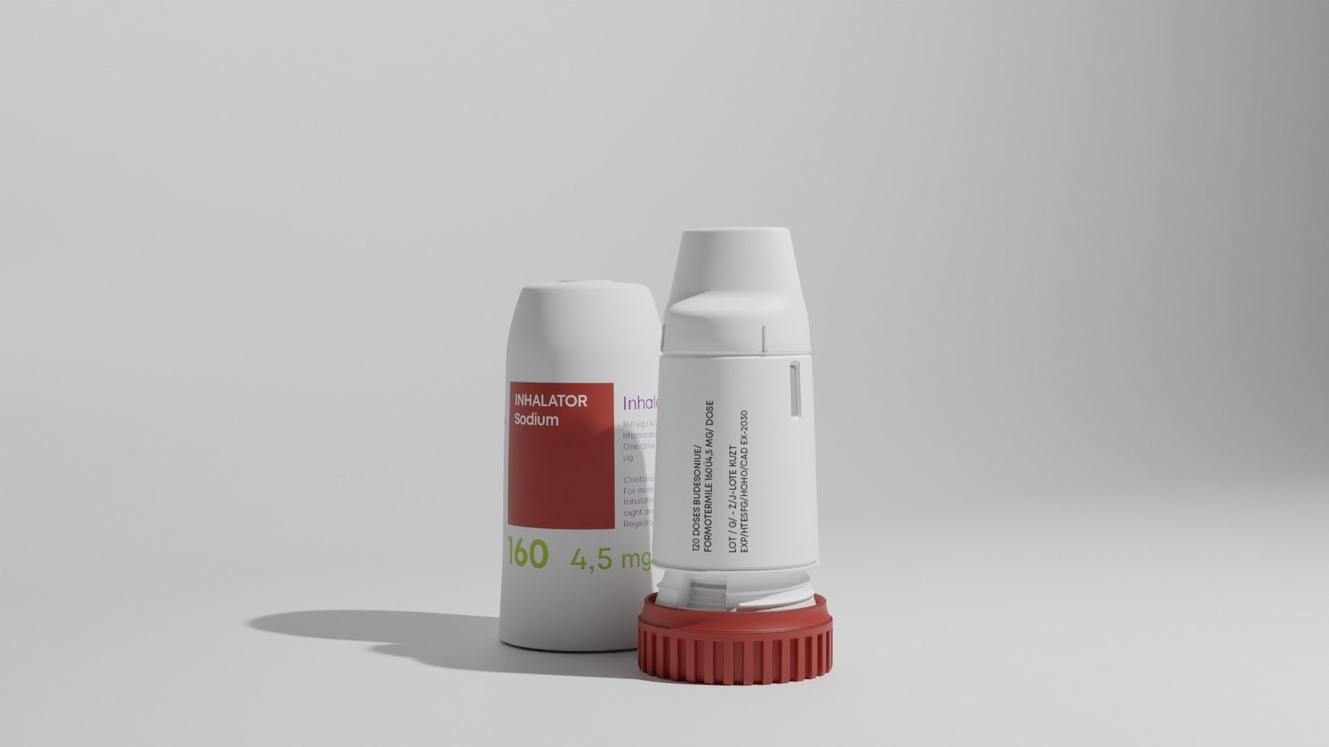 Asthma Inhaler  3D model_3