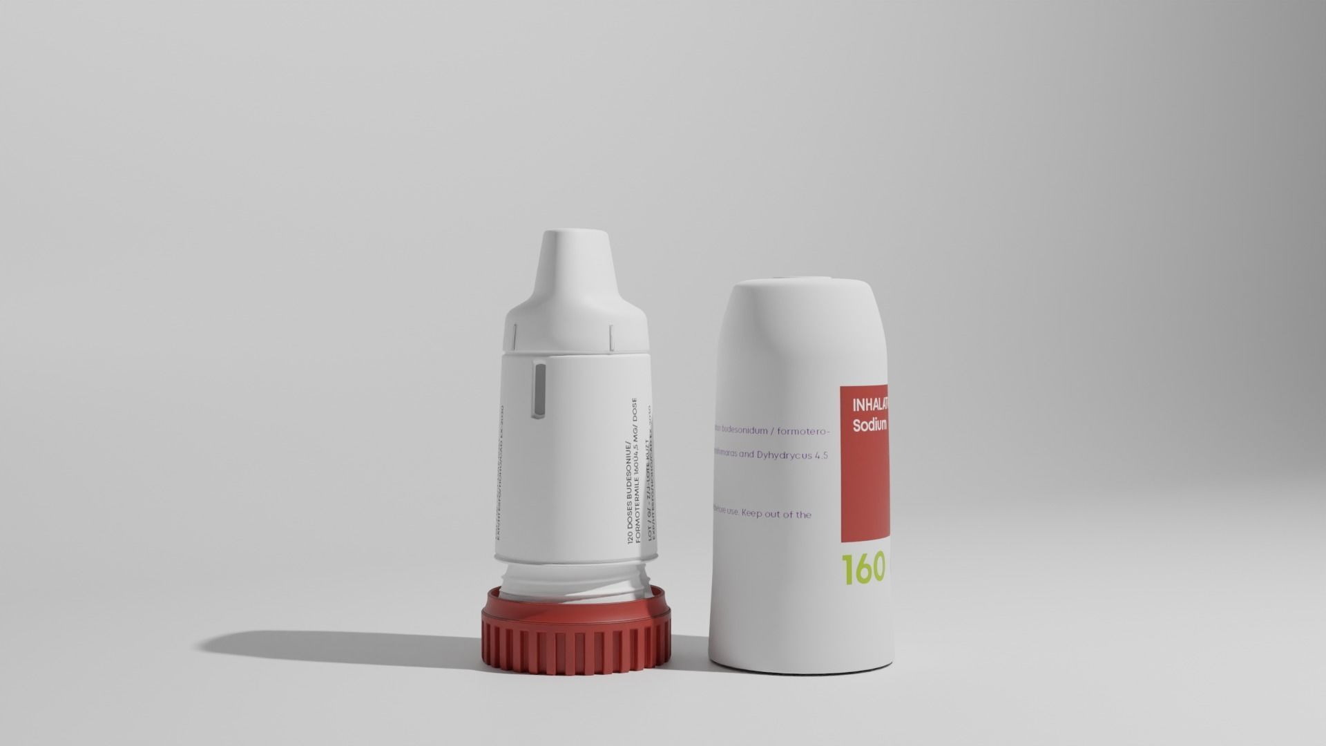 Asthma Inhaler  3D model_4