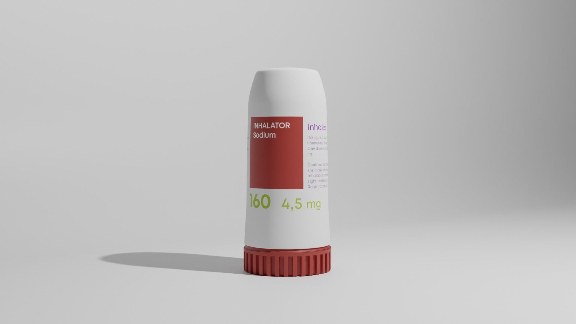 Asthma Inhaler  3D model_6