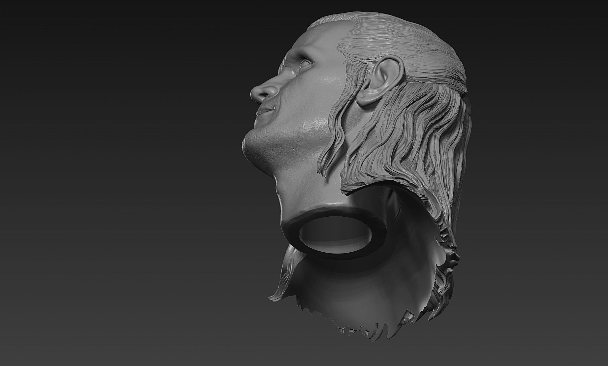Daemon Targaryen - Matt Smith Head  3D print model_13