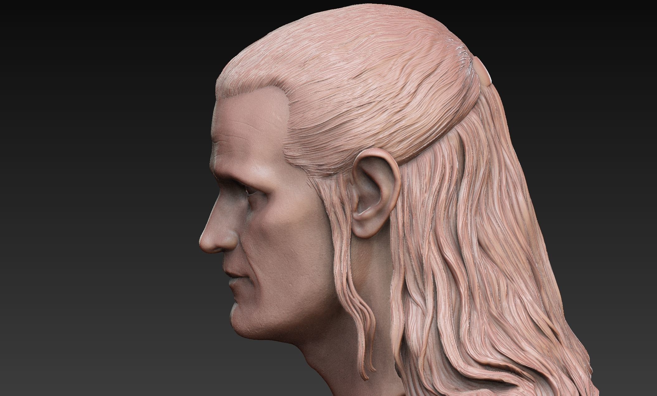 Daemon Targaryen - Matt Smith Head  3D print model_7