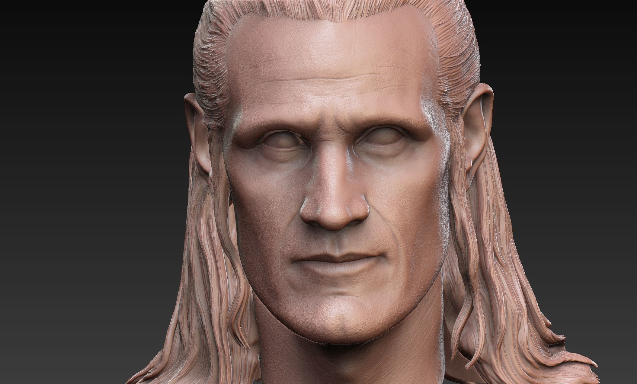 Daemon Targaryen - Matt Smith Head  3D print model_10