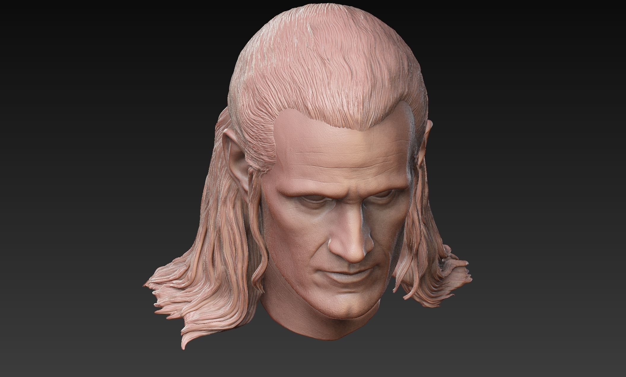 Daemon Targaryen - Matt Smith Head  3D print model_6