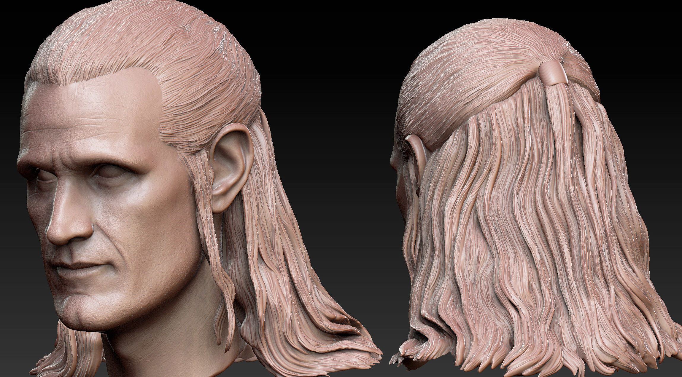 Daemon Targaryen - Matt Smith Head  3D print model_5