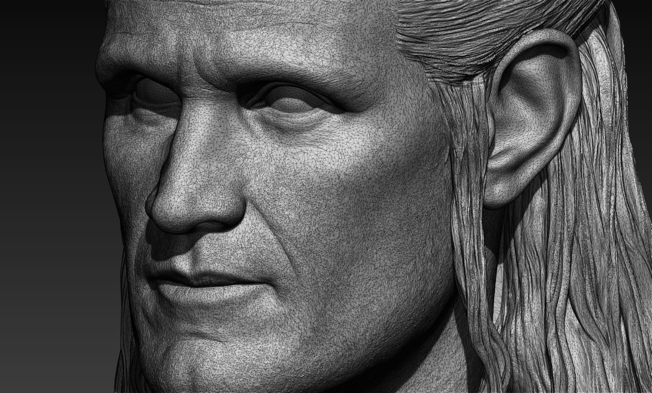 Daemon Targaryen - Matt Smith Head  3D print model_14