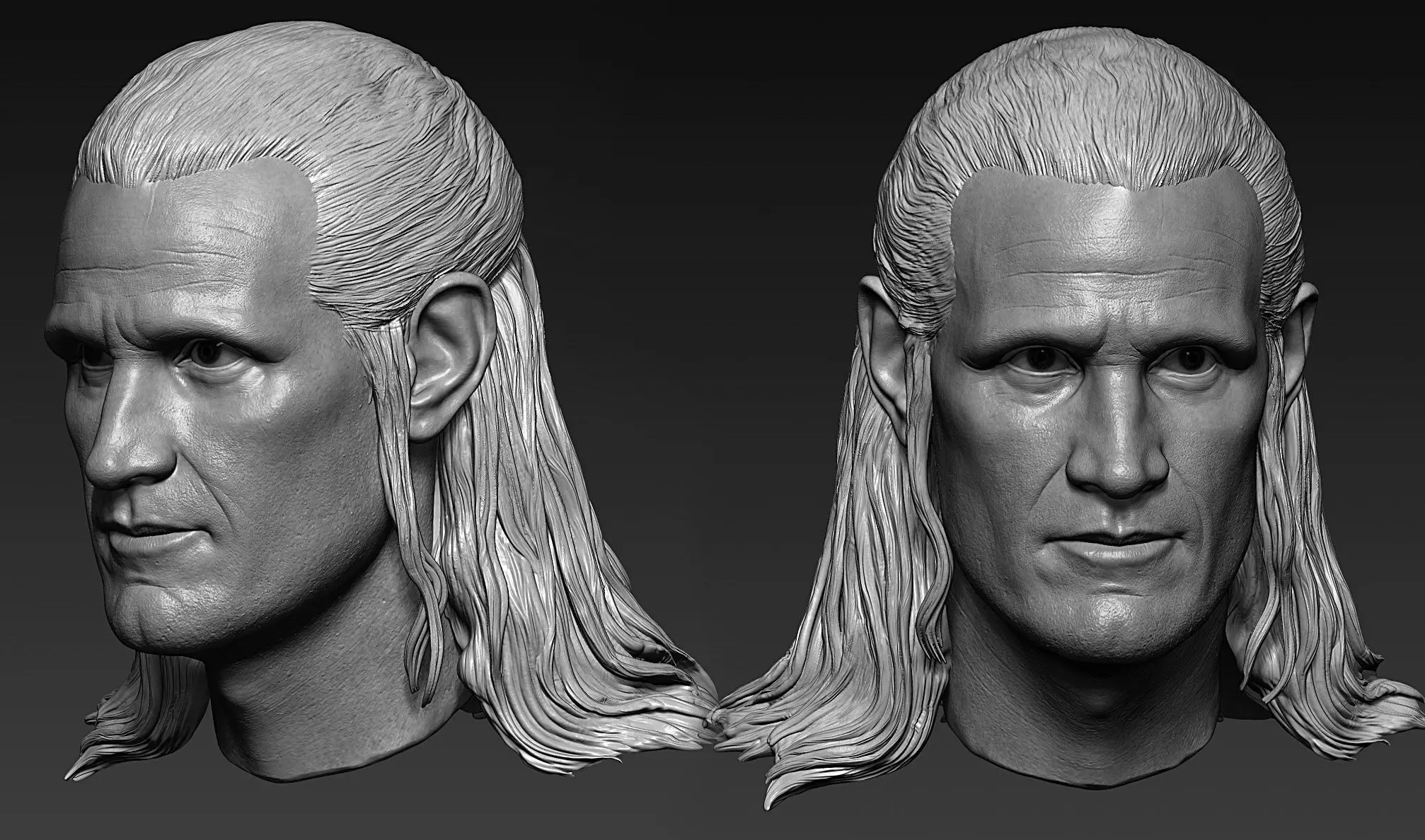 Daemon Targaryen - Matt Smith Head 3D print model