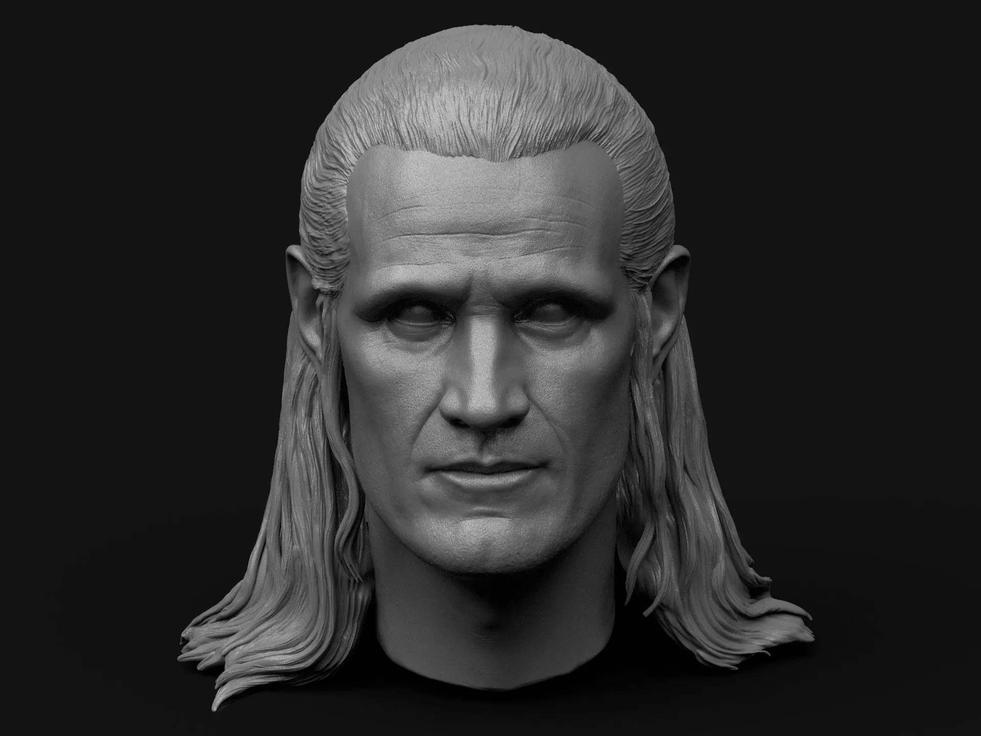Daemon Targaryen - Matt Smith Head  3D print model_0