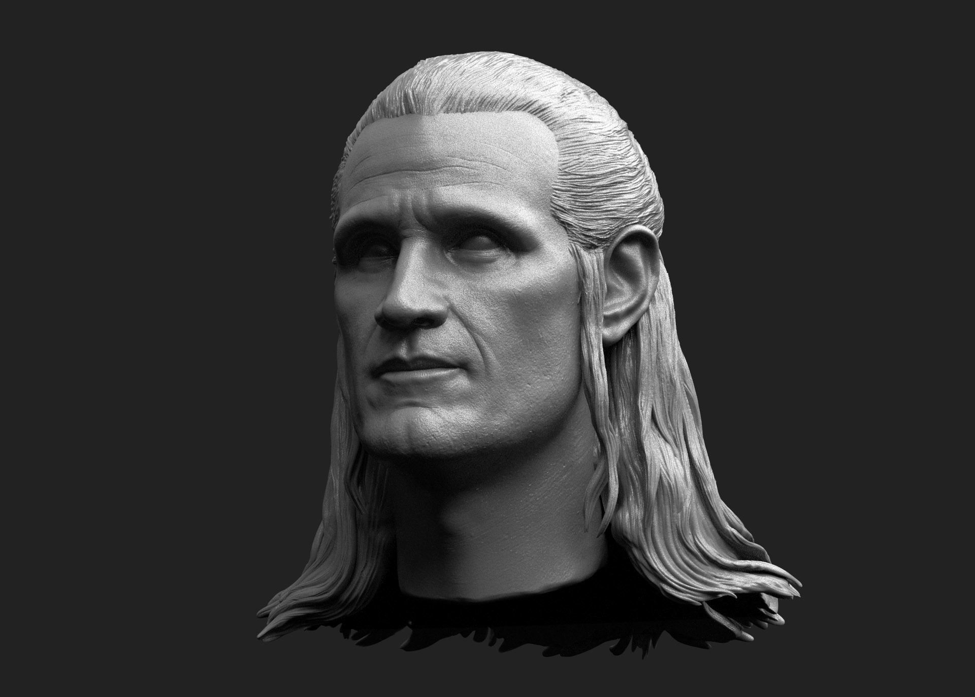 Daemon Targaryen - Matt Smith Head  3D print model_1