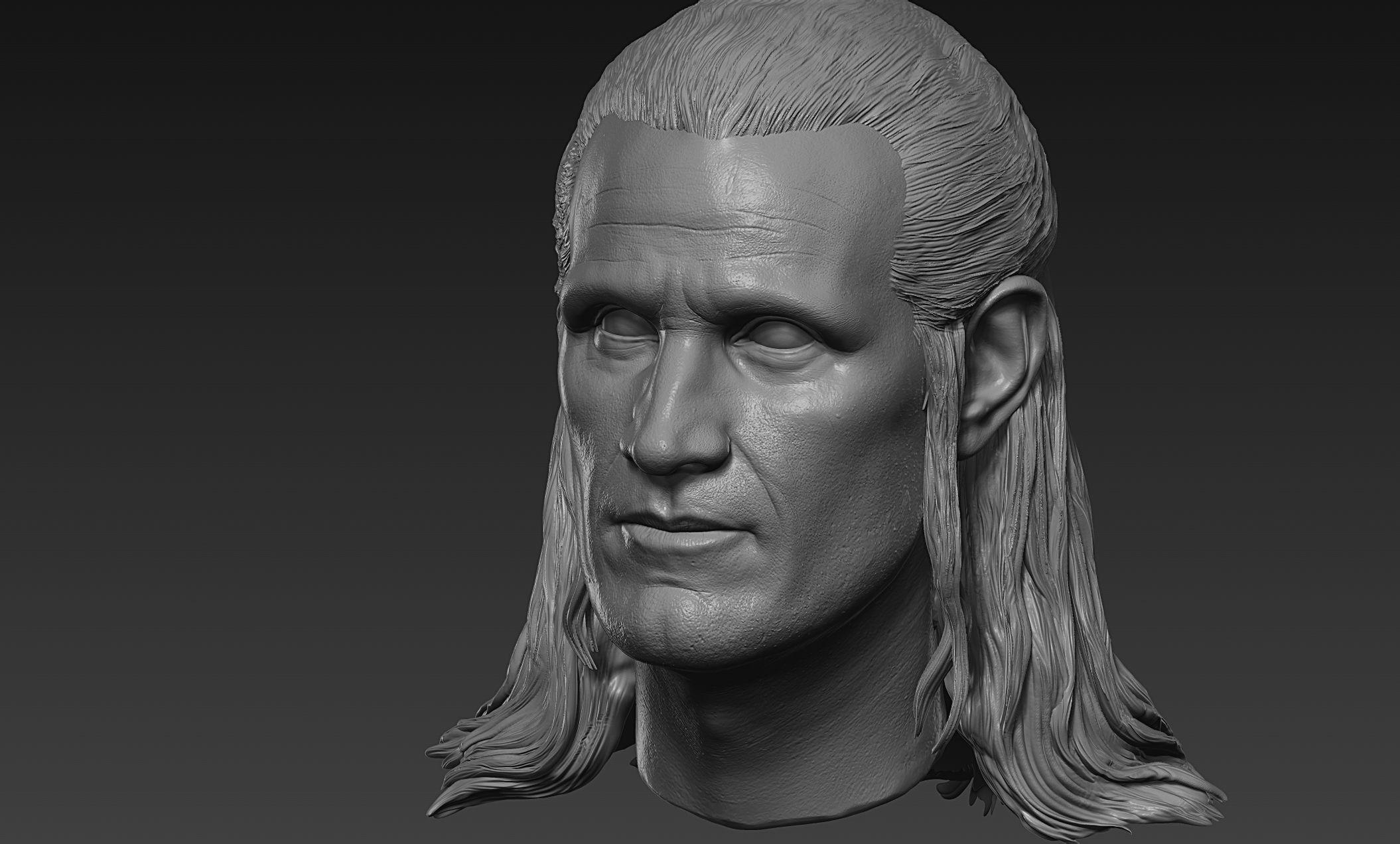 Daemon Targaryen - Matt Smith Head  3D print model_11