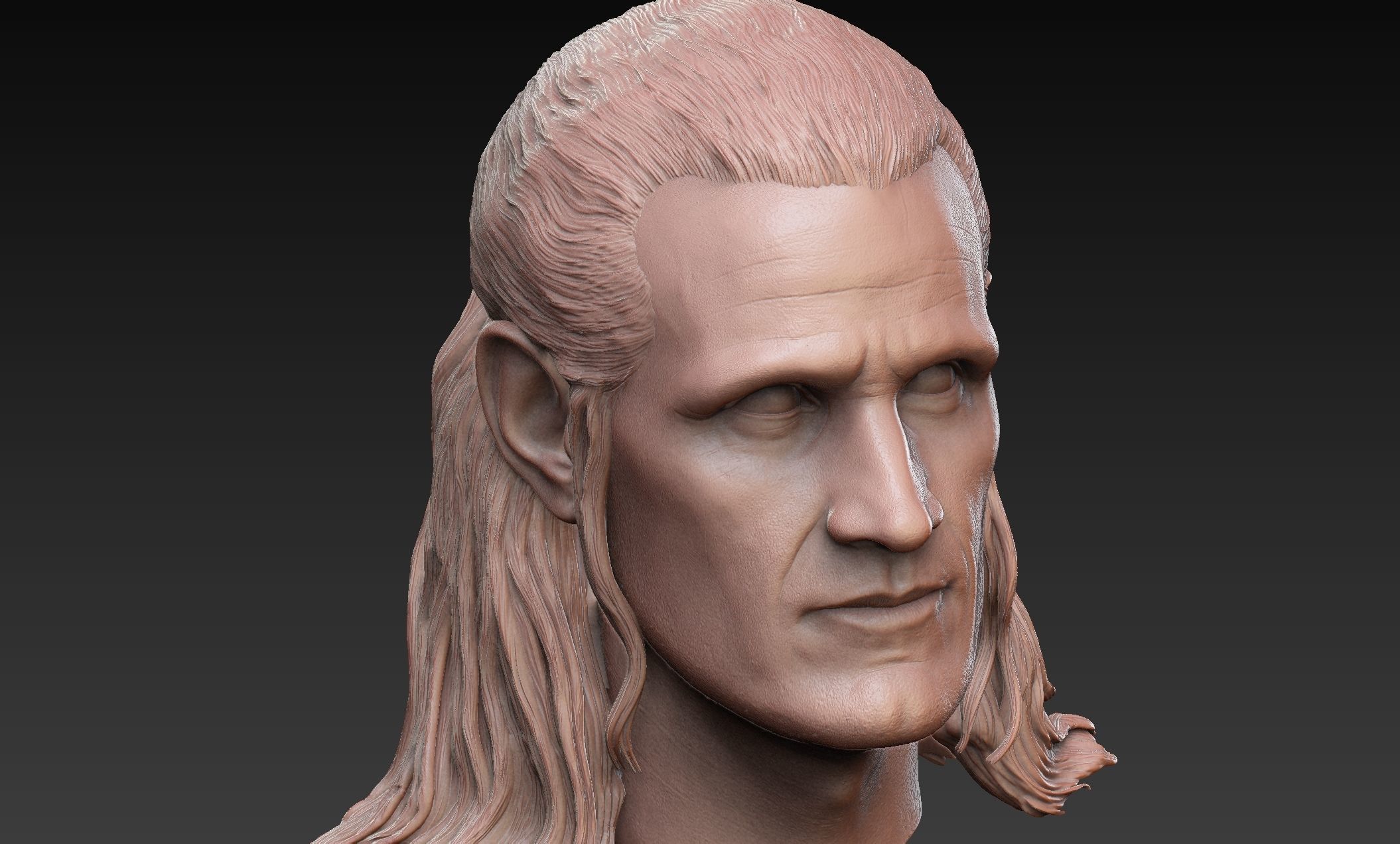 Daemon Targaryen - Matt Smith Head  3D print model_9