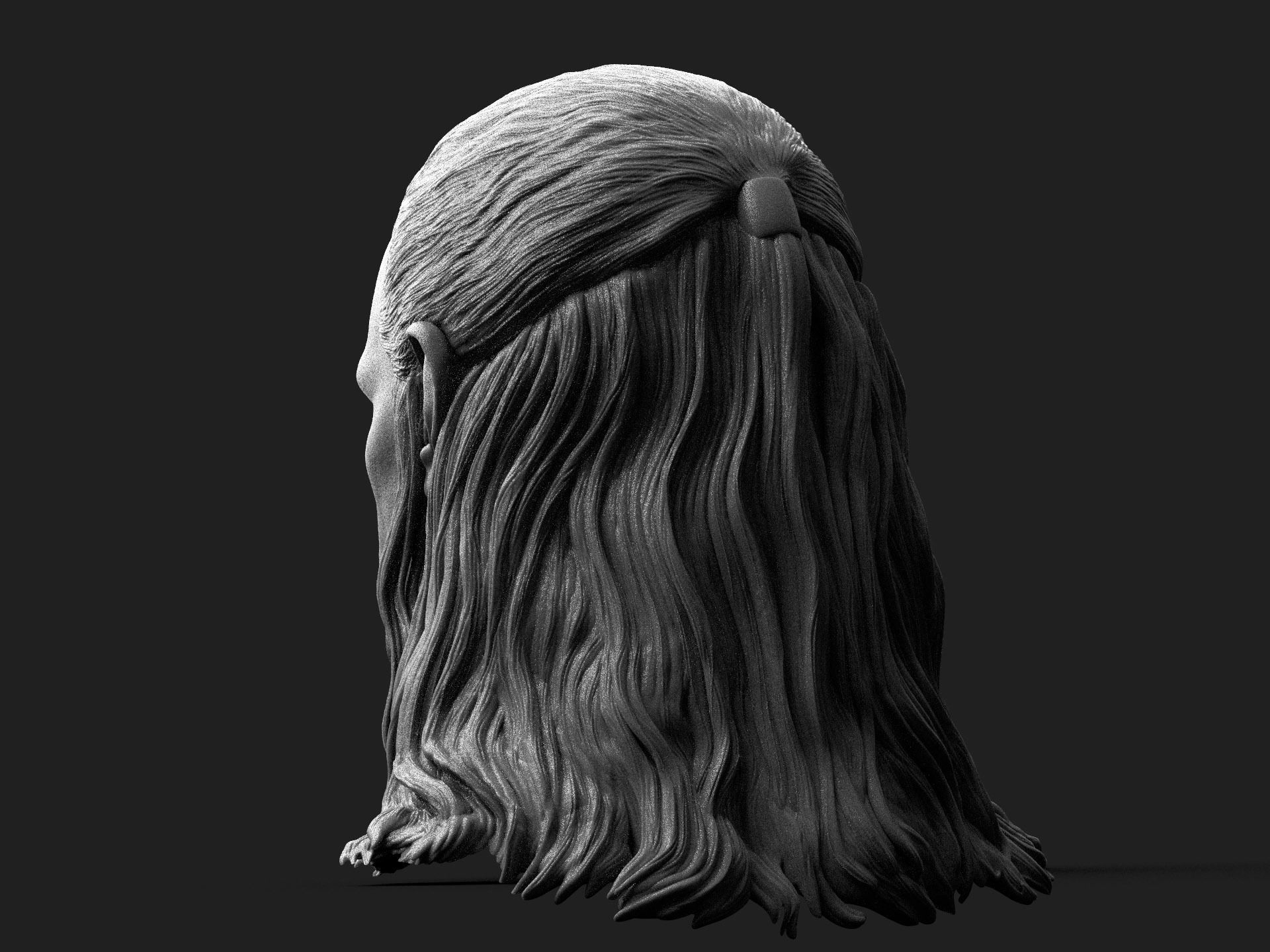 Daemon Targaryen - Matt Smith Head  3D print model_4