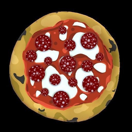 Pizza collection - 18 Pizze stylized Low-poly 3D model_1