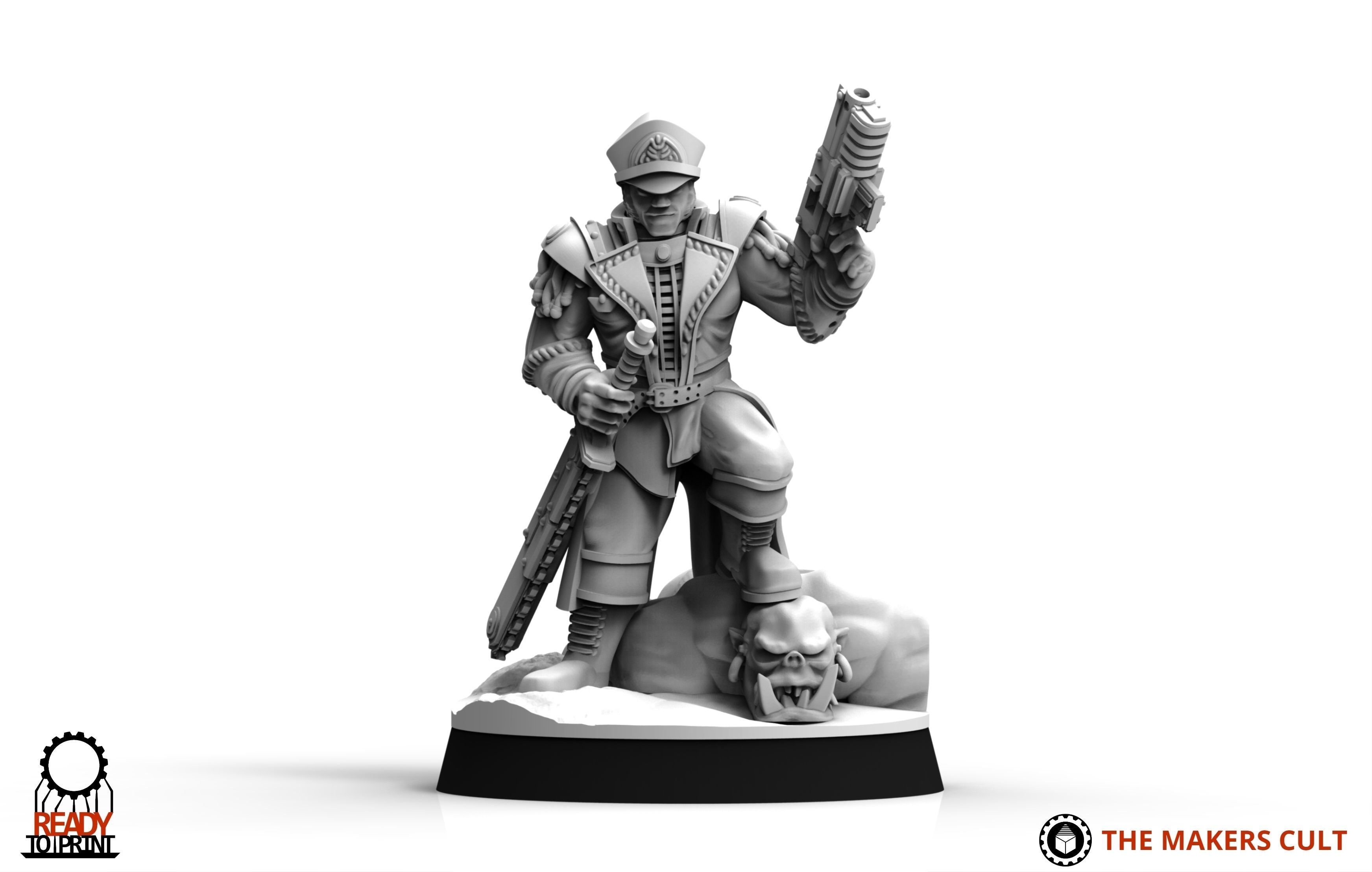 Primus Scions - Morale Officer 3D print model_2