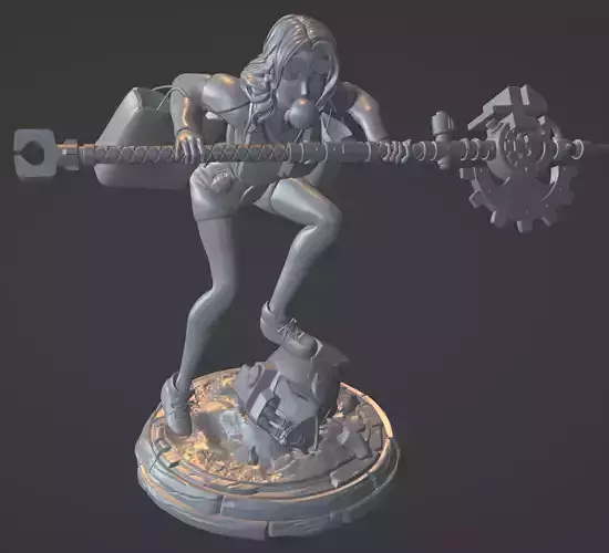 California Battle Maiden - Warhammer 40K Heroine